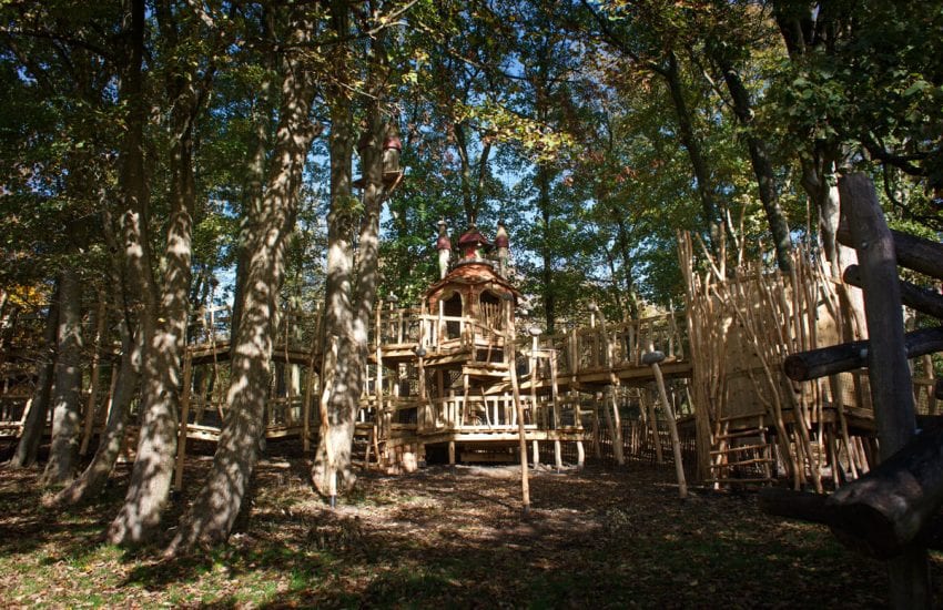Tumblestone Hollow Adventure Play at Stonor Park Oxfordshire