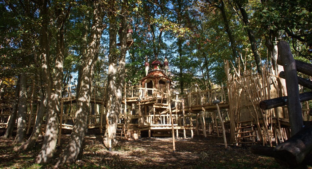 Tumblestone Hollow Adventure Play at Stonor Park Oxfordshire