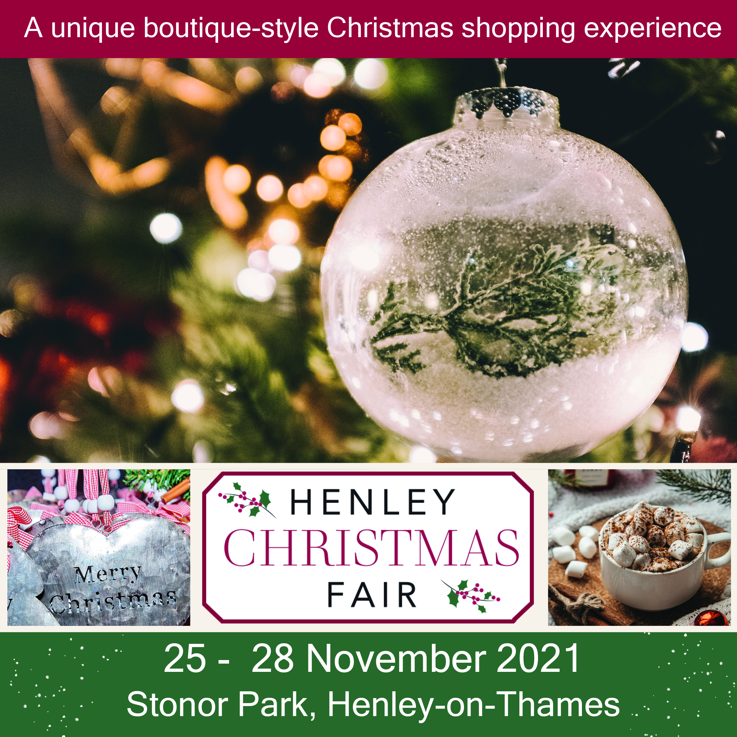 Henley Christmas Fair, 10am – 4pm Daily