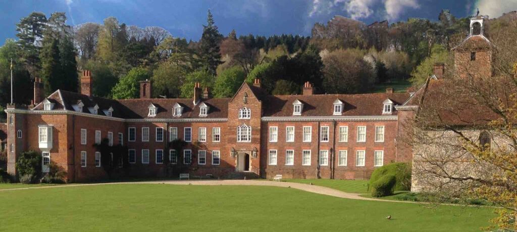 The house at Stonor Park - home to the Antiques Roadshow