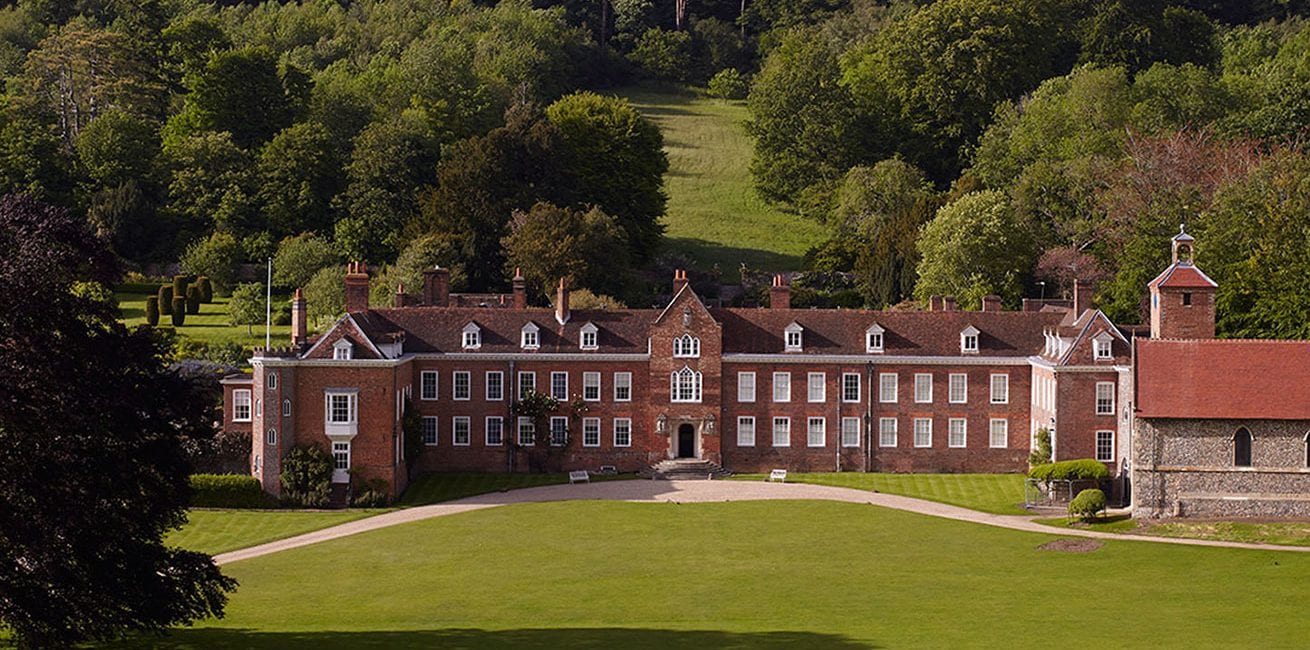 Stonor Manor Front House Aerial Banner