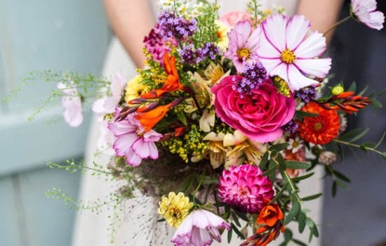 Stonor Manor Florsits Green and Gorgeous Red Boquet