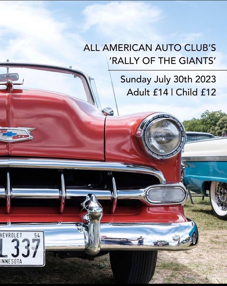 All American Auto Club’s ‘Rally of the Giants’ 10am to 4pm