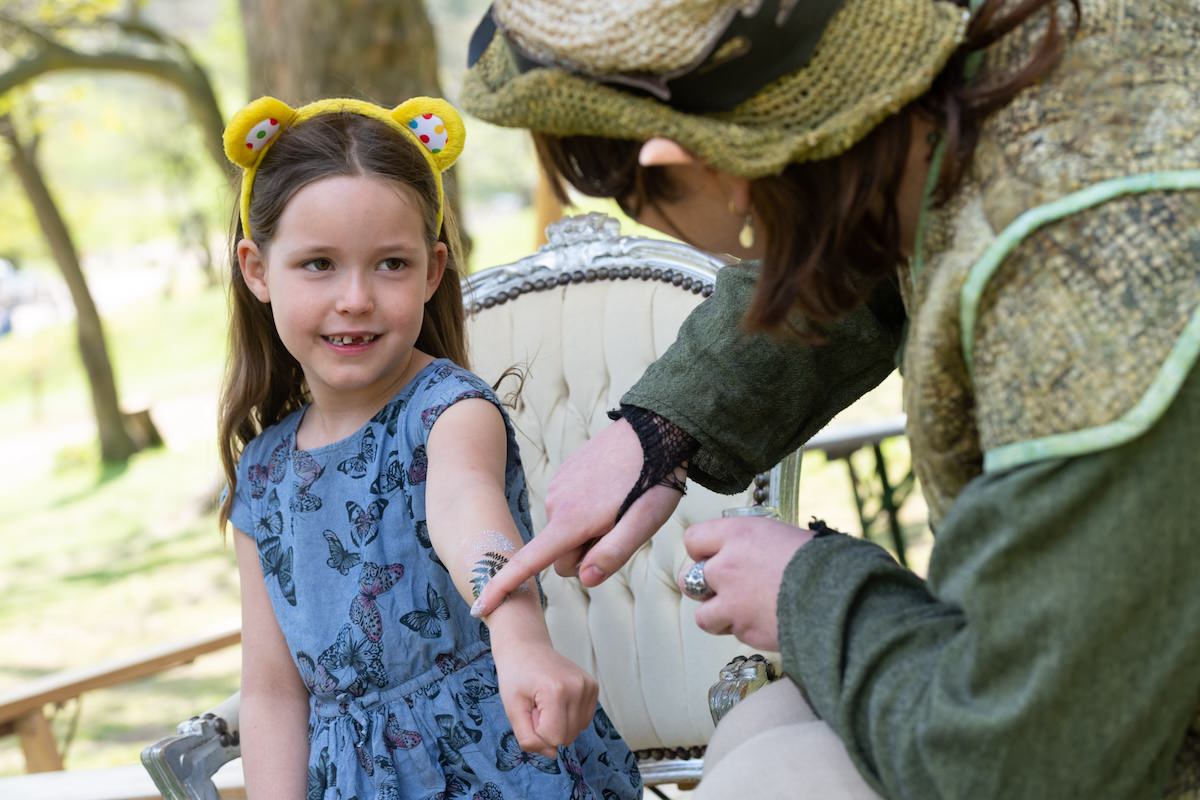 Meet the Moonwitch at the Easter Event at Tumblestone Hollow Stonor Park near Henley on Thames