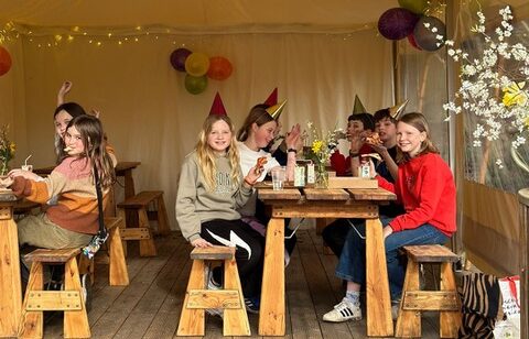 Birthday Pizza Party at Tumblestone Hollow