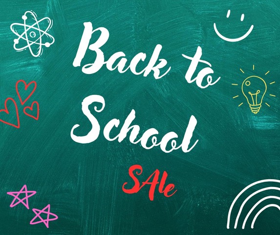 Back to school summer sale!